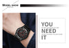 Luxury Quartz Watch for Men with Leather Strap and Sporty Design