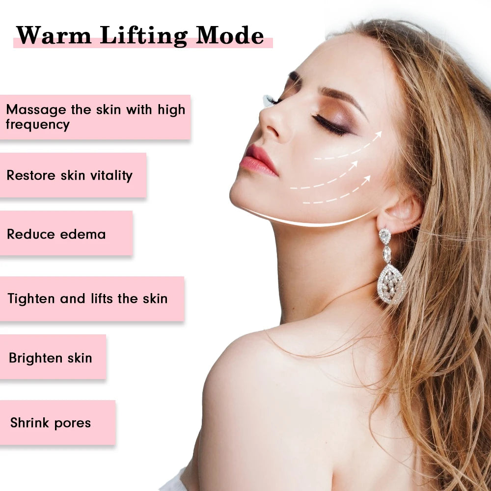 5-in-1 Multifunctional LED Facial Massager for Anti Aging Care