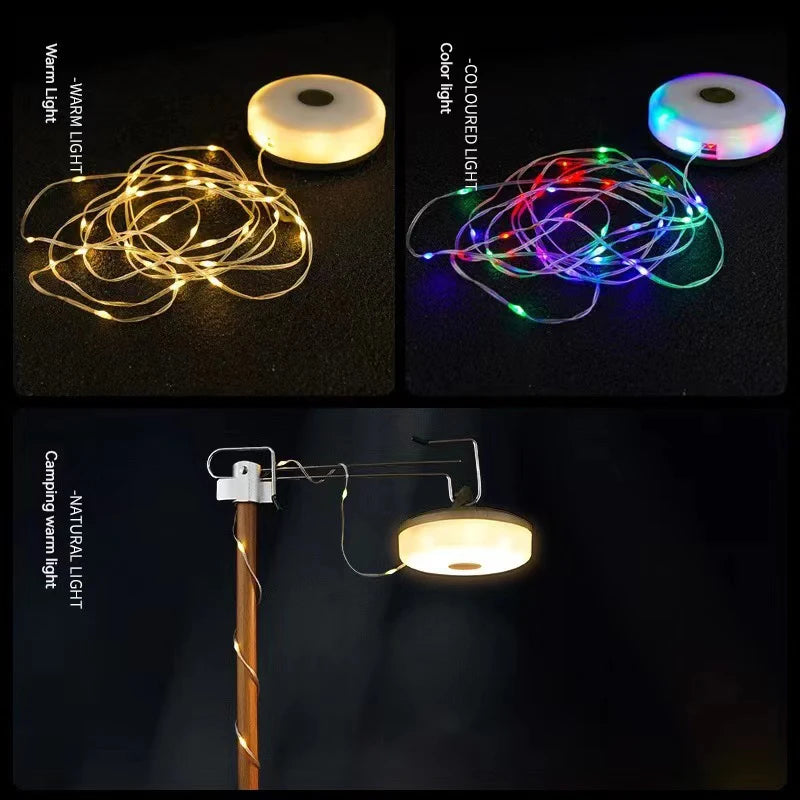 LED Camping Lamp Strip 10M Waterproof Outdoor Light