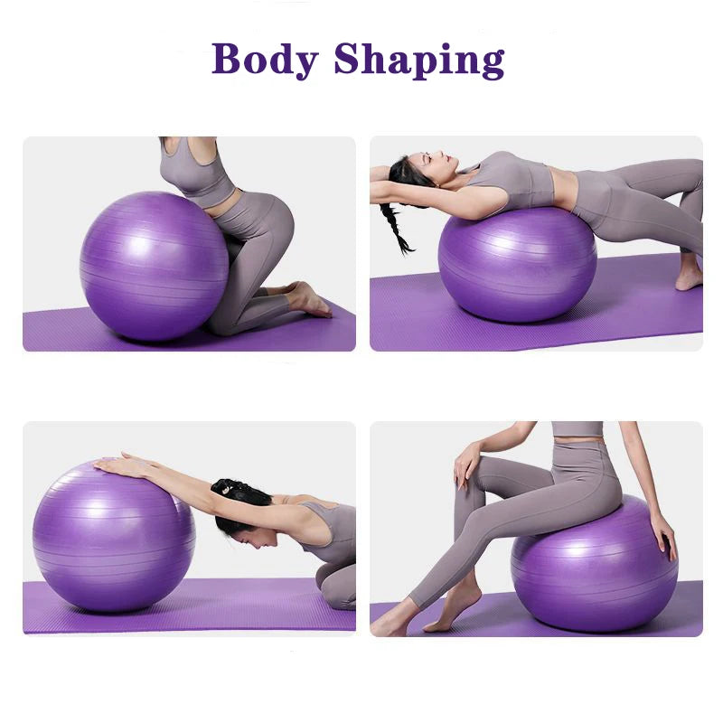 55cm Pilates Balance Ball for Yoga, Fitness & Posture Support