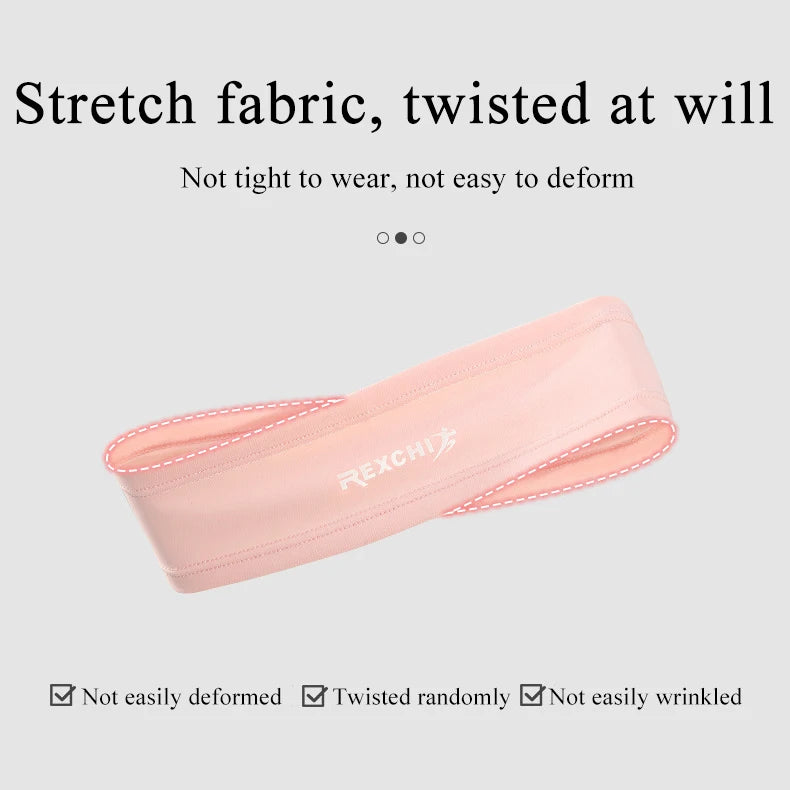 Elastic Sports Headband for Men and Women, Breathable and Anti-Slip