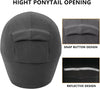 Women's Reflective Fleece Winter Hat with Ponytail Slot and Warm Ears