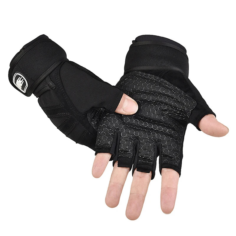 Fitness Half Finger Gloves Non Slip Training for Men and Women