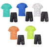 Boys Quick Dry Breathable Sports Set Shirt and Shorts for Training