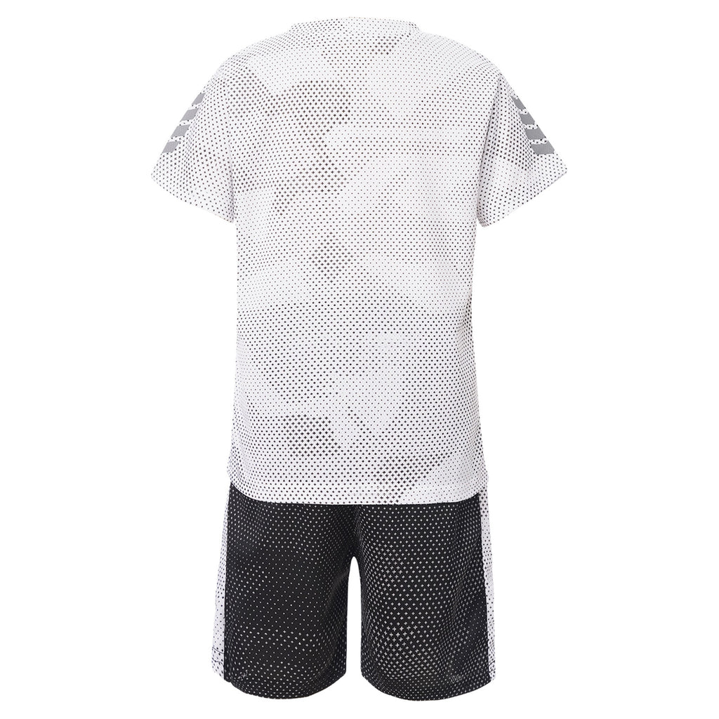 Boys Quick Dry Breathable Sports Set Shirt and Shorts for Training