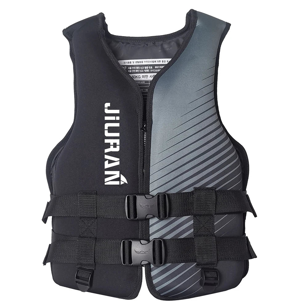 Neoprene Life Jacket for Adults & Kids - Adjustable & Durable