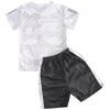 Boys Quick Dry Breathable Sports Set Shirt and Shorts for Training