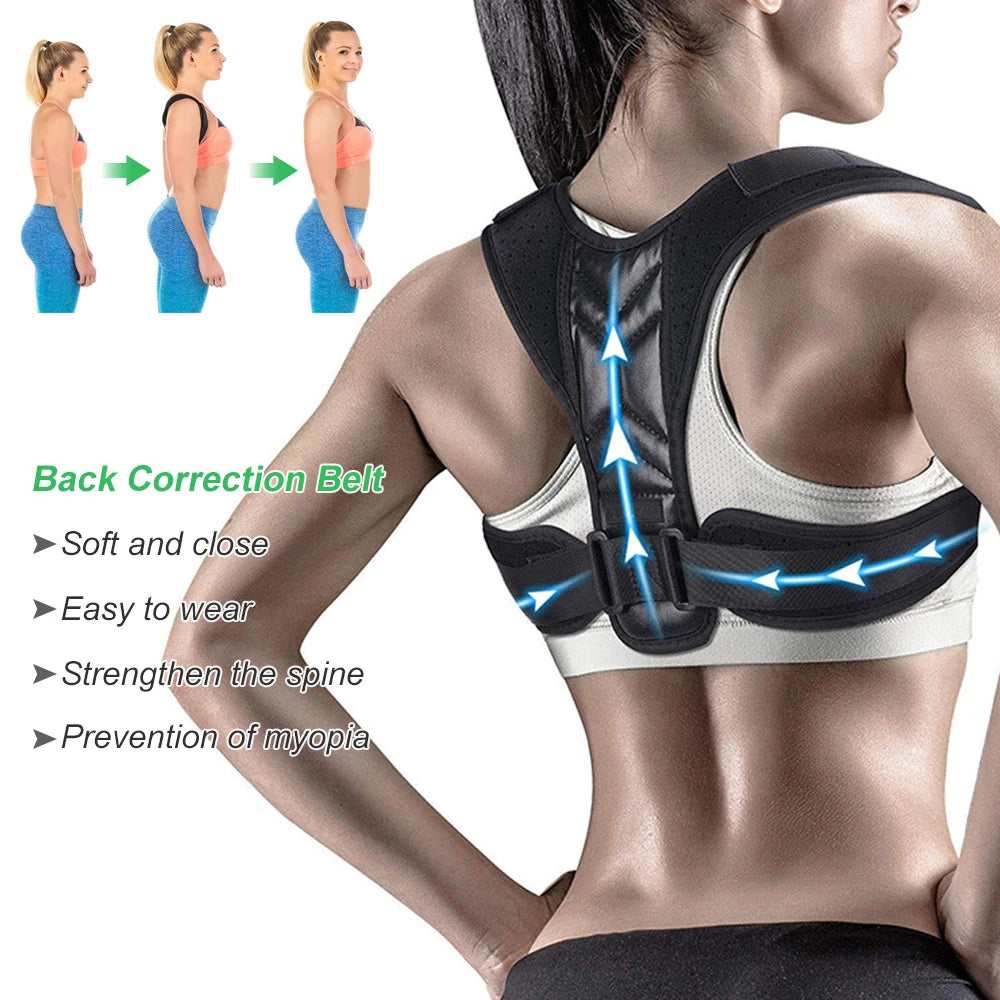 Upper Back Support Brace for Posture Correction