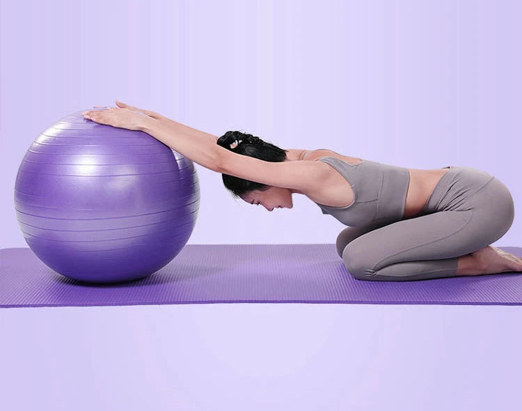 55cm Pilates Balance Ball for Yoga, Fitness & Posture Support