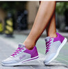 Breathable Lace-Up Sneakers Soft Mesh Casual Shoes for Women