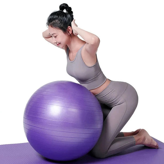 55cm Pilates Balance Ball for Yoga, Fitness & Posture Support