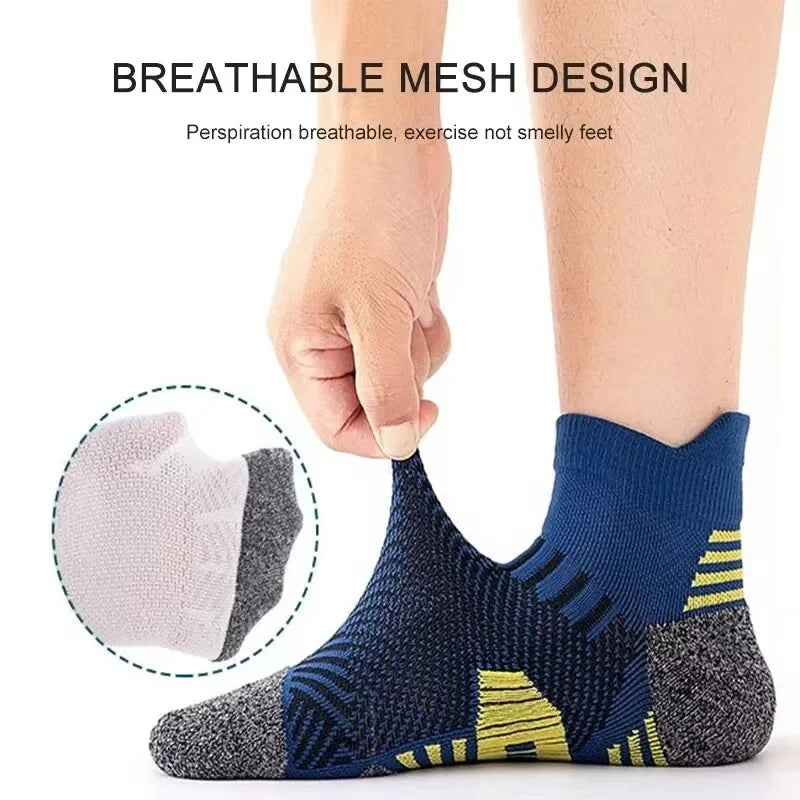 3 Pairs Men's Breathable Running Training Ankle Sport Socks