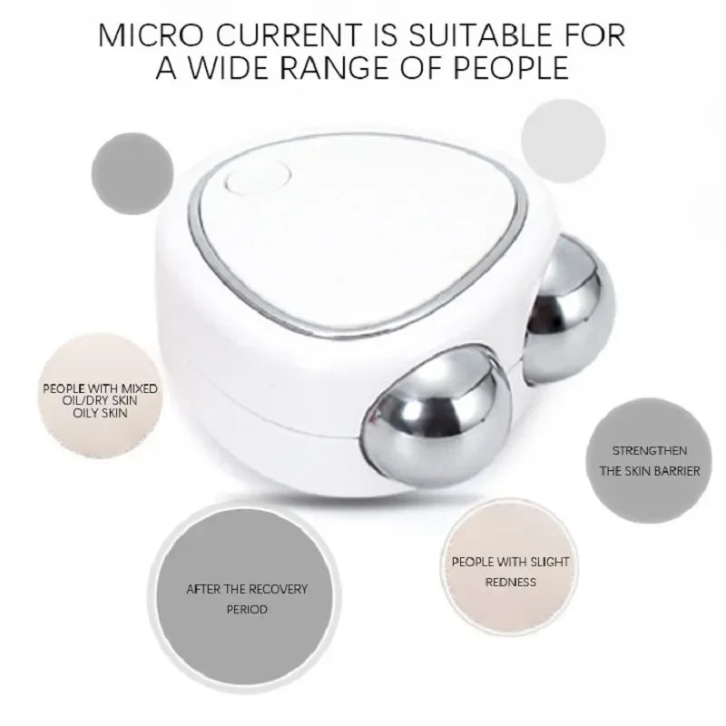 Electric Face Massager Microcurrent Skin Tightening Device