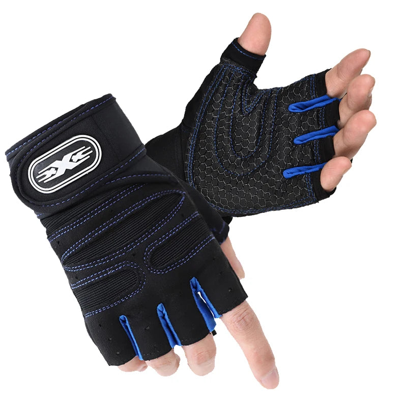 Fitness Half Finger Gloves Non Slip Training for Men and Women