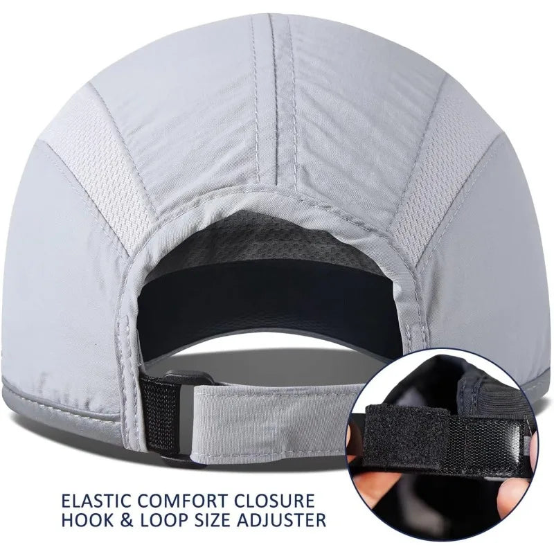 Folding Reflective Outdoor Hat UPF50+ Quick-Drying Sport Cap