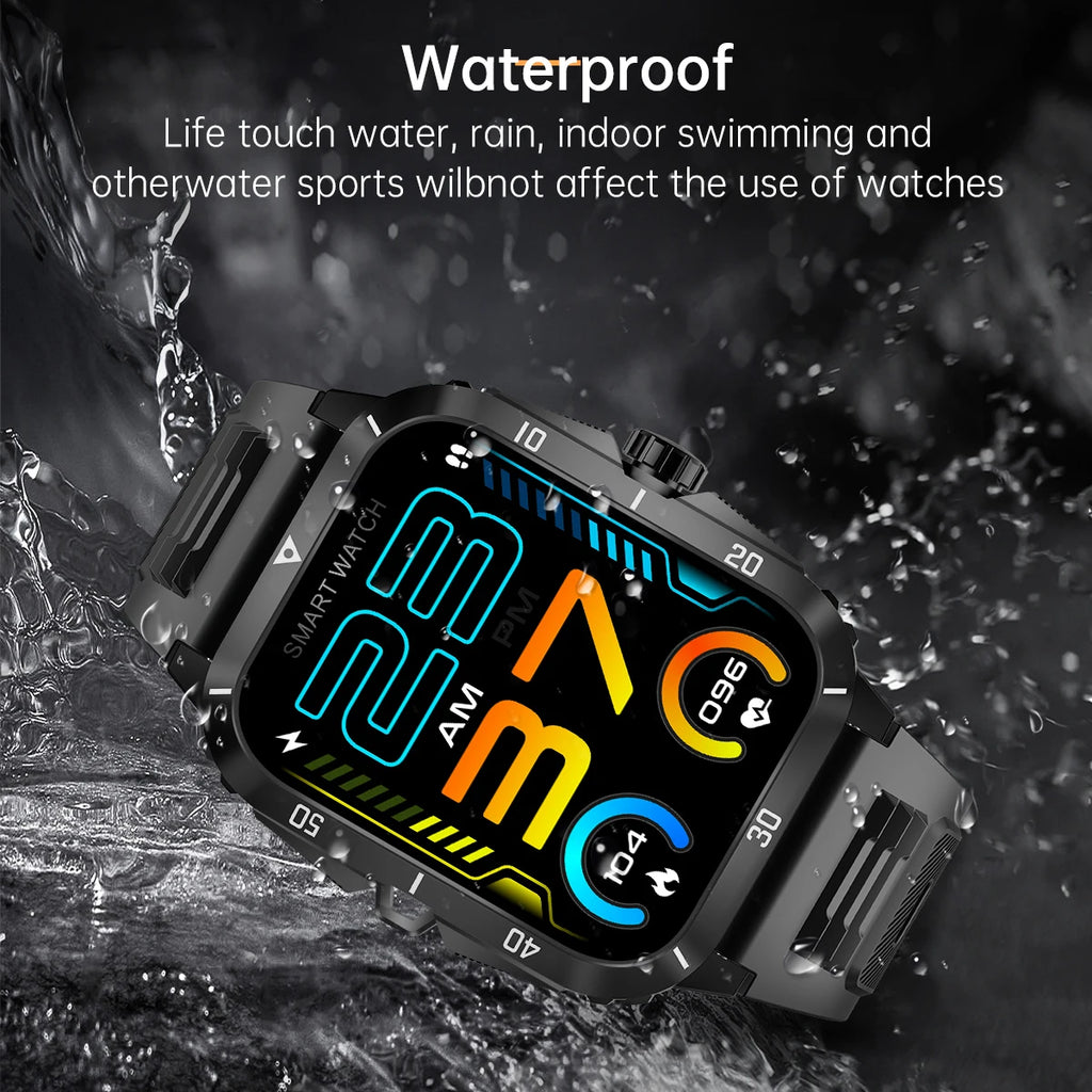 Military Smart Watch for Men Waterproof Fitness Tracker