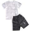 Boys Quick Dry Breathable Sports Set Shirt and Shorts for Training