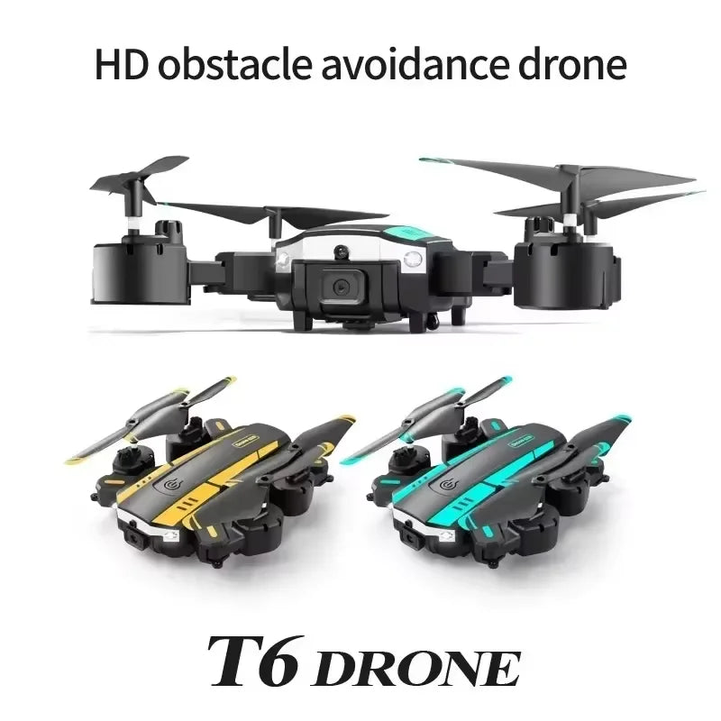 T6 Drone for Sports & Outdoor Workouts - 8K Camera, Foldable