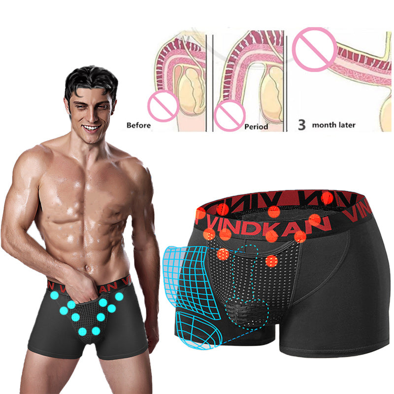 Men’s Magnetic Therapy Boxers for Prostate Health and Comfort