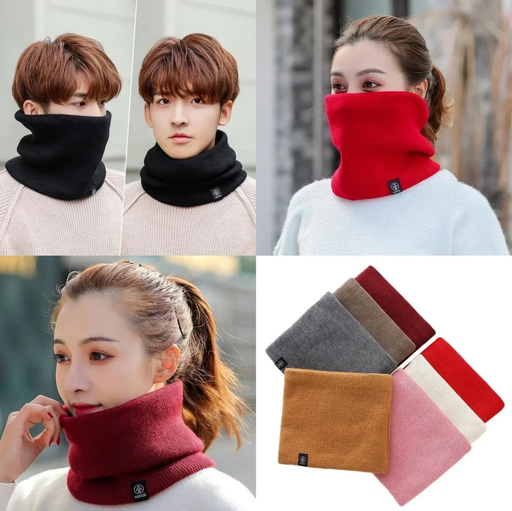 Polar Fleece Neck Warmer Unisex Scarf for Winter Sports Activities