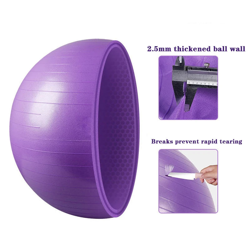 55cm Pilates Balance Ball for Yoga, Fitness & Posture Support