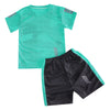 Boys Quick Dry Breathable Sports Set Shirt and Shorts for Training