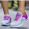 Breathable Lace-Up Sneakers Soft Mesh Casual Shoes for Women