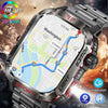 Military GPS Smart Watch Men Waterproof Fitness Tracker 2.01 Screen