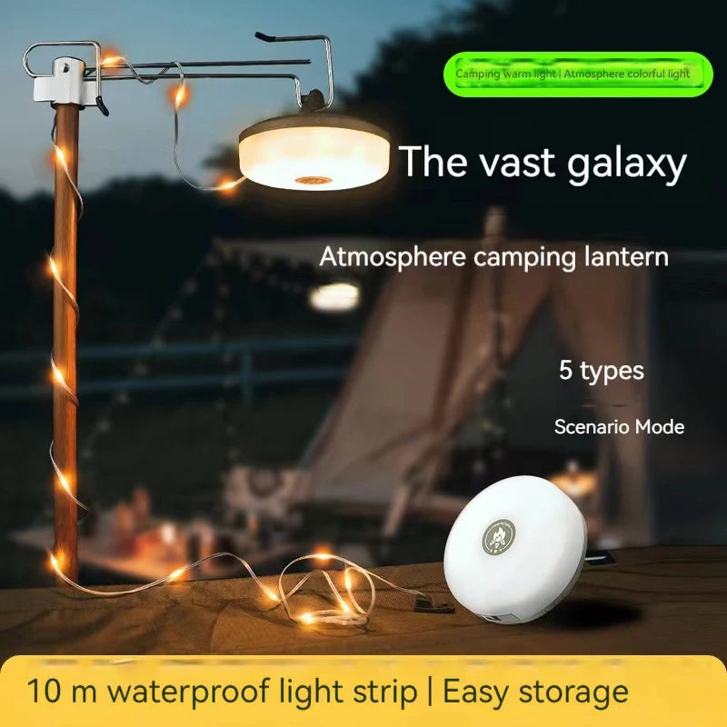 LED Camping Lamp Strip 10M Waterproof Outdoor Light