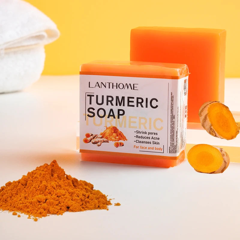 Turmeric Soap for Clear Skin Whitening Dark Spot Treatment