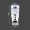 600ml Electric Shaker Bottle for Protein, Milk, Coffee and More