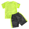 Boys Quick Dry Breathable Sports Set Shirt and Shorts for Training