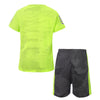 Boys Quick Dry Breathable Sports Set Shirt and Shorts for Training