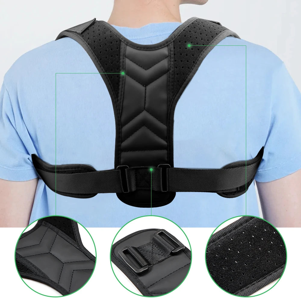 Upper Back Support Brace for Posture Correction