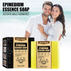 Epimedium Soap for Men Intimate Wash Bar with Masculine Scent 80g