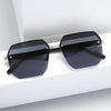 Oversized Retro Square Sunglasses UV400 Alloy Frame Unisex Style