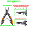 Multifunctional Fishing Pliers 420 Stainless Steel with Sheath