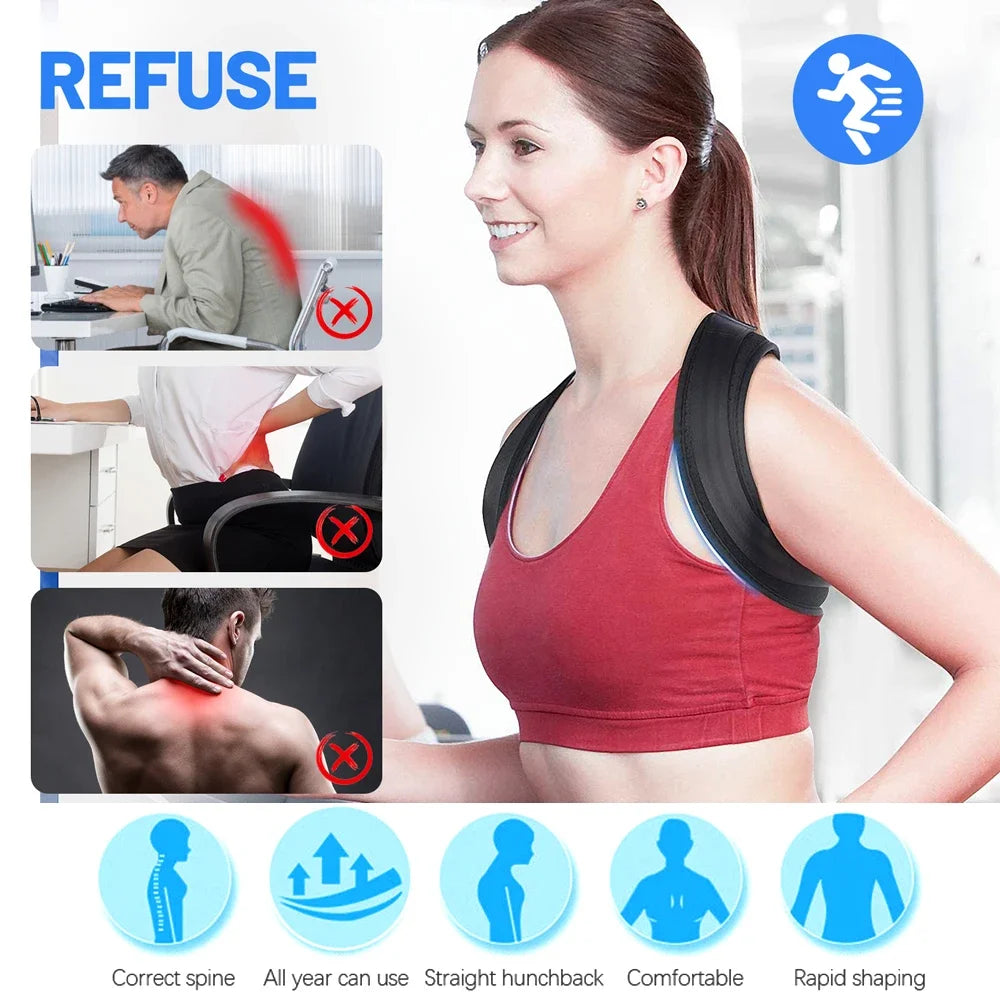 Upper Back Support Brace for Posture Correction