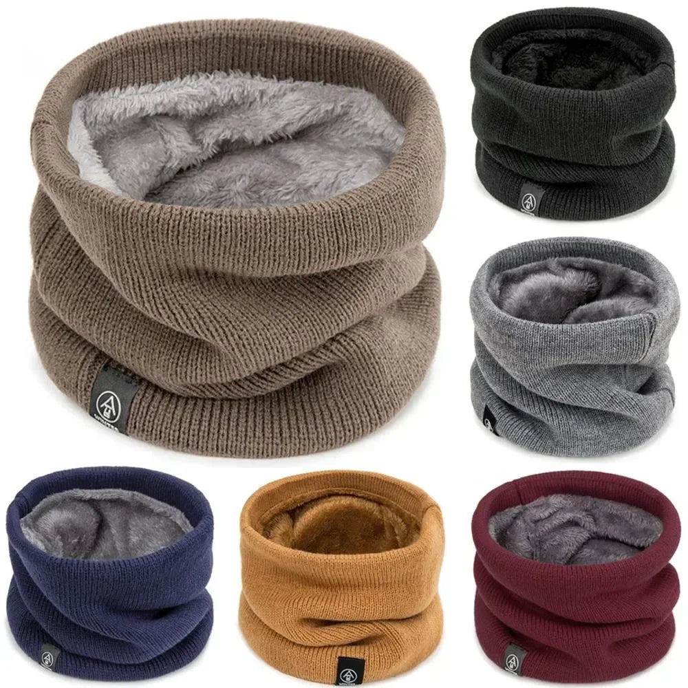 Polar Fleece Neck Warmer Unisex Scarf for Winter Sports Activities