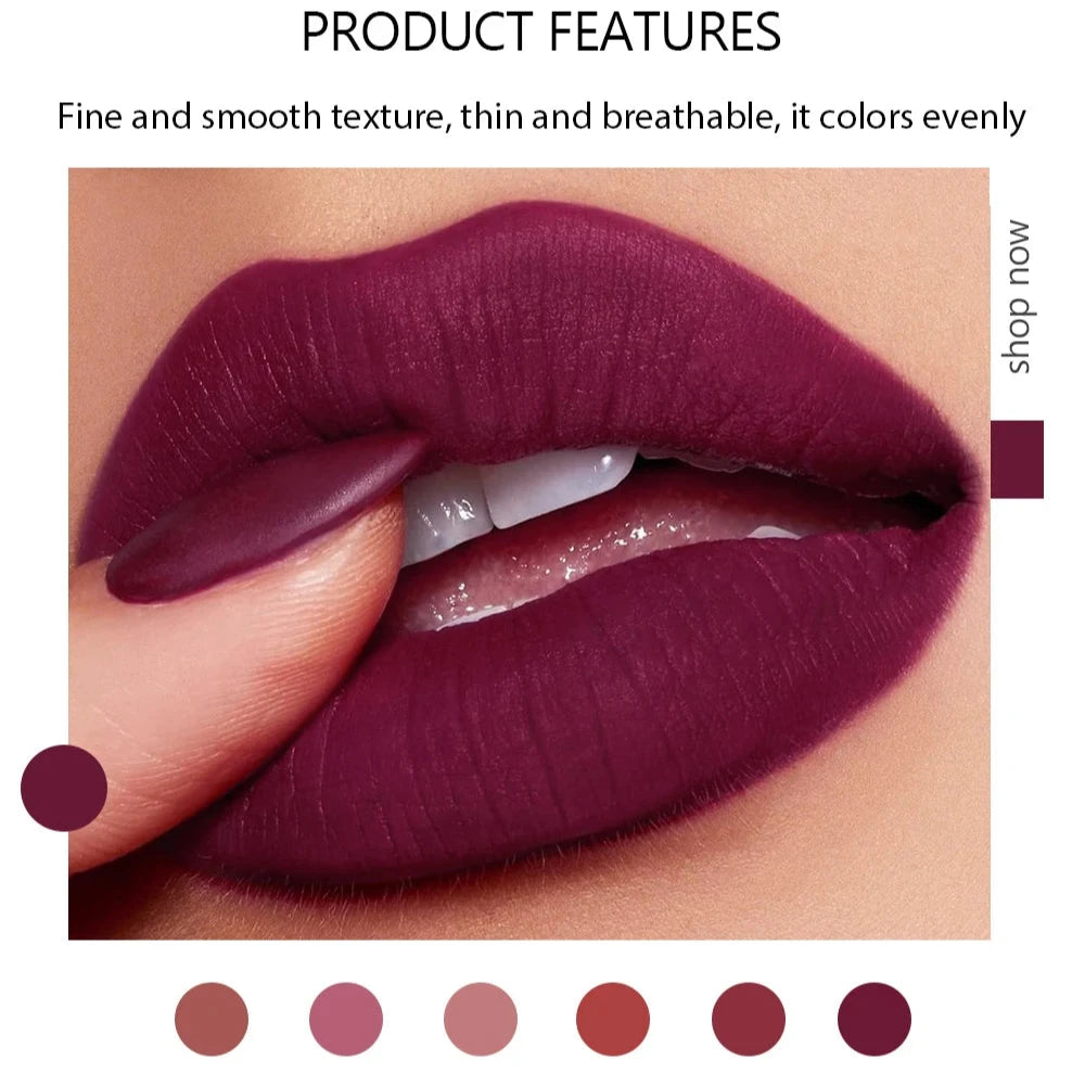 Velvet Matte Lipstick Long-lasting Waterproof Makeup 100% Quality