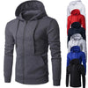 Men's Slim Fit Hoodie Full Sleeve Casual Zipper Sweatshirt Black