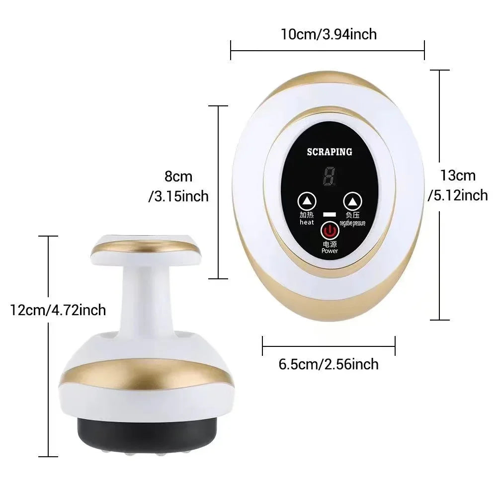 Electric Meridian Massage Brush. Cupping & Scraping Body Massager