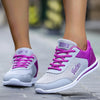 Breathable Lace-Up Sneakers Soft Mesh Casual Shoes for Women