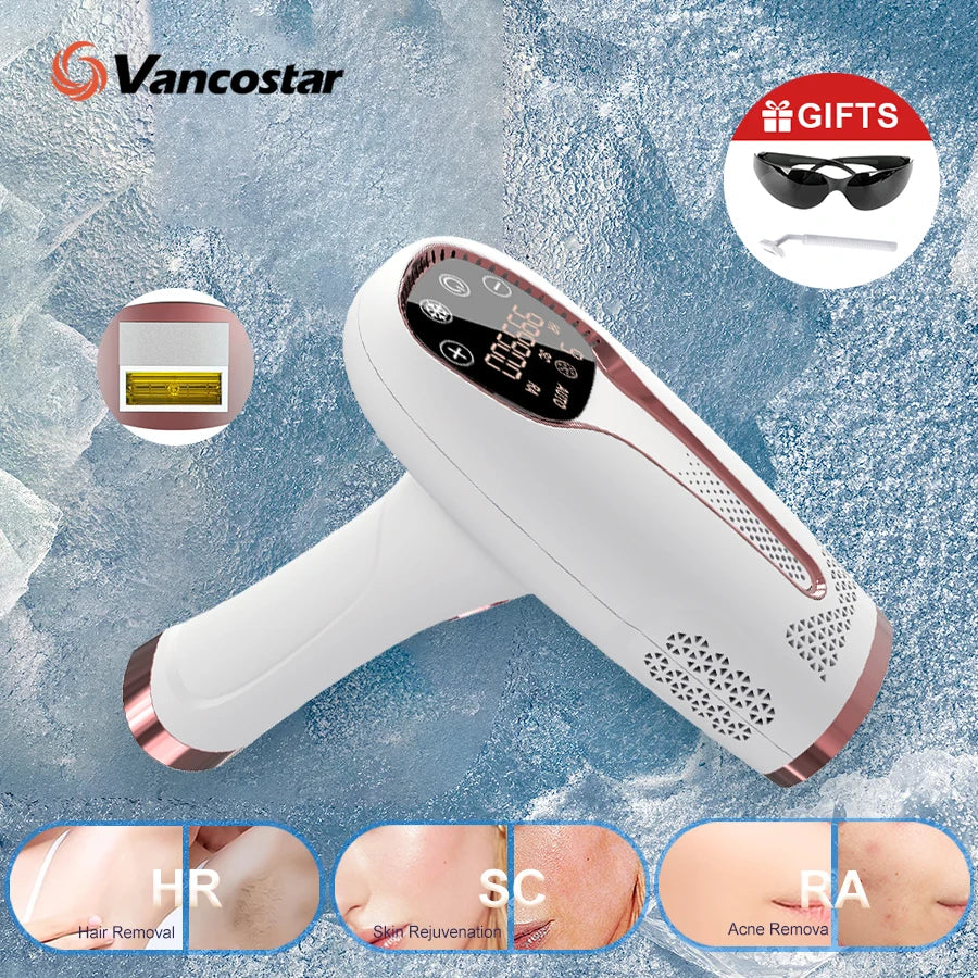 IPL Hair Removal Wireless Laser 3-in-1 Painless Cooling Technology for Smooth Skin