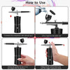 Portable Airbrush Nail Art Kit with Compressor for Crafts & Makeup