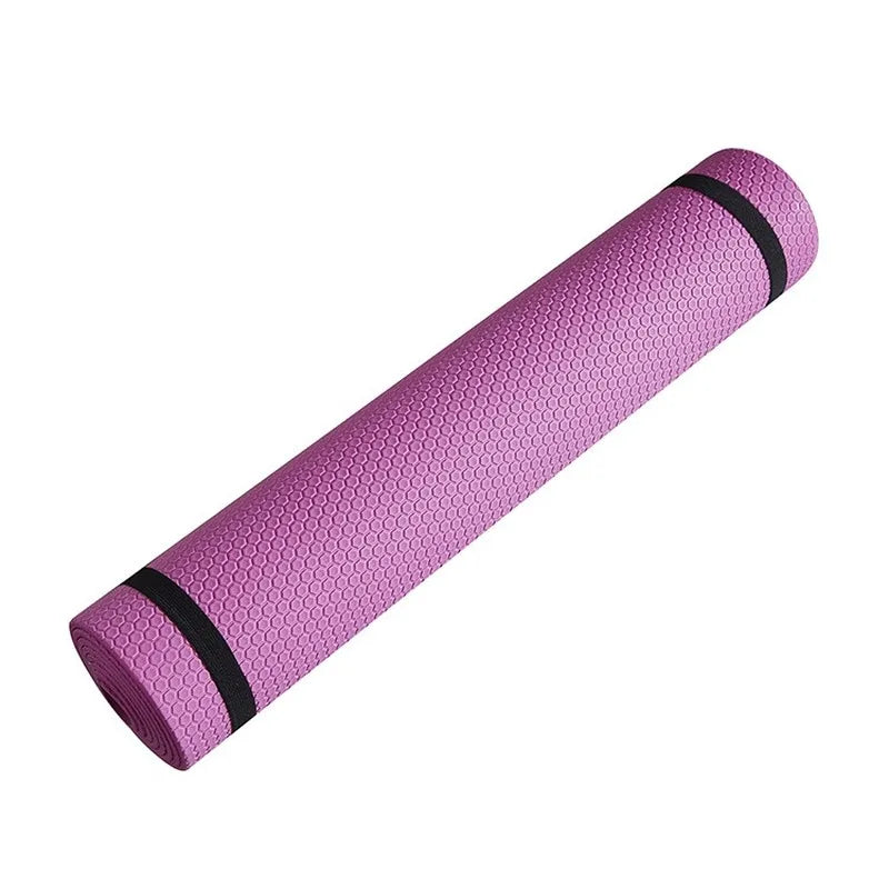 Non-Slip 6MM Yoga Mat for Exercise, Pilates, Fitness, and Comfort